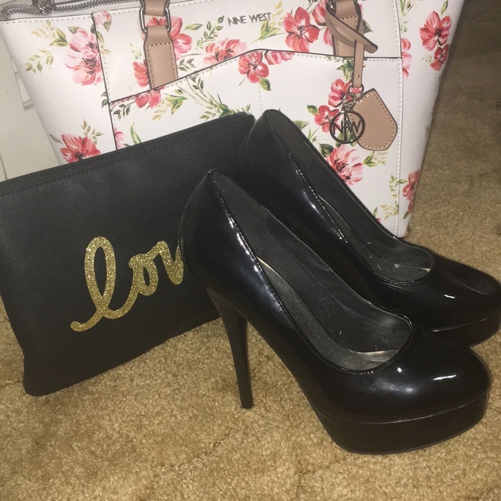 Black heels